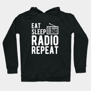 Radio Operator - Eat Sleep Radio Repeat w Hoodie